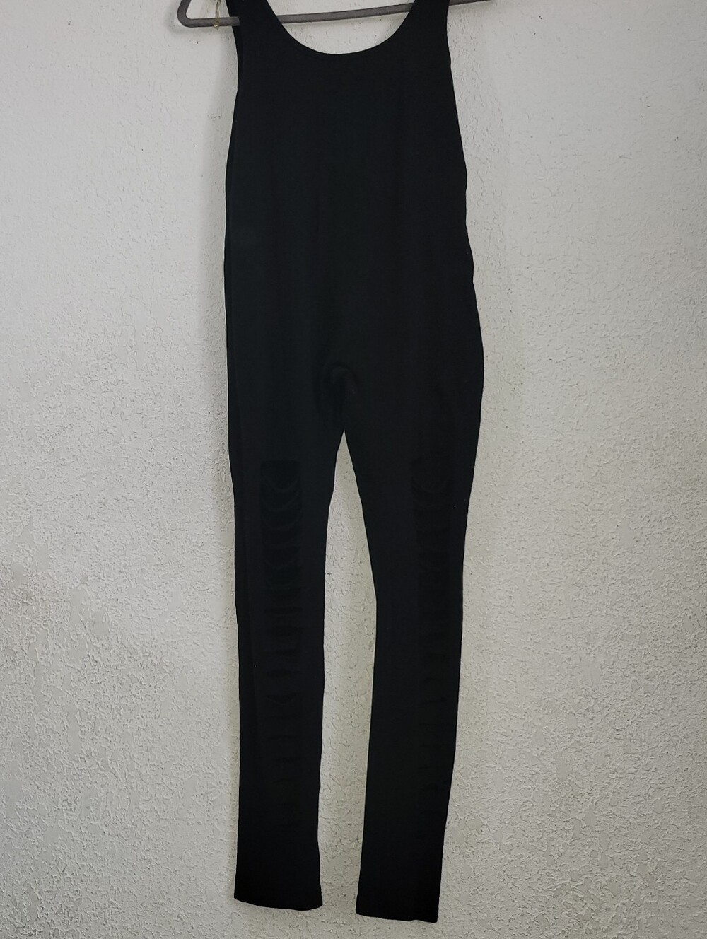 Bozzolo Black Sleeveless Jumpsuit Romper Catsuit Large